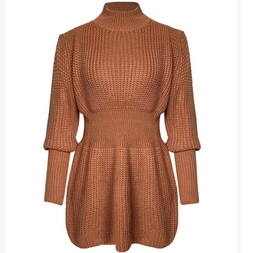 Tan/burnt orange sweater